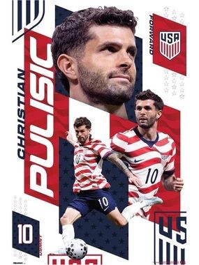 NWT Christian Pulisic FIFA US Soccer Poster
